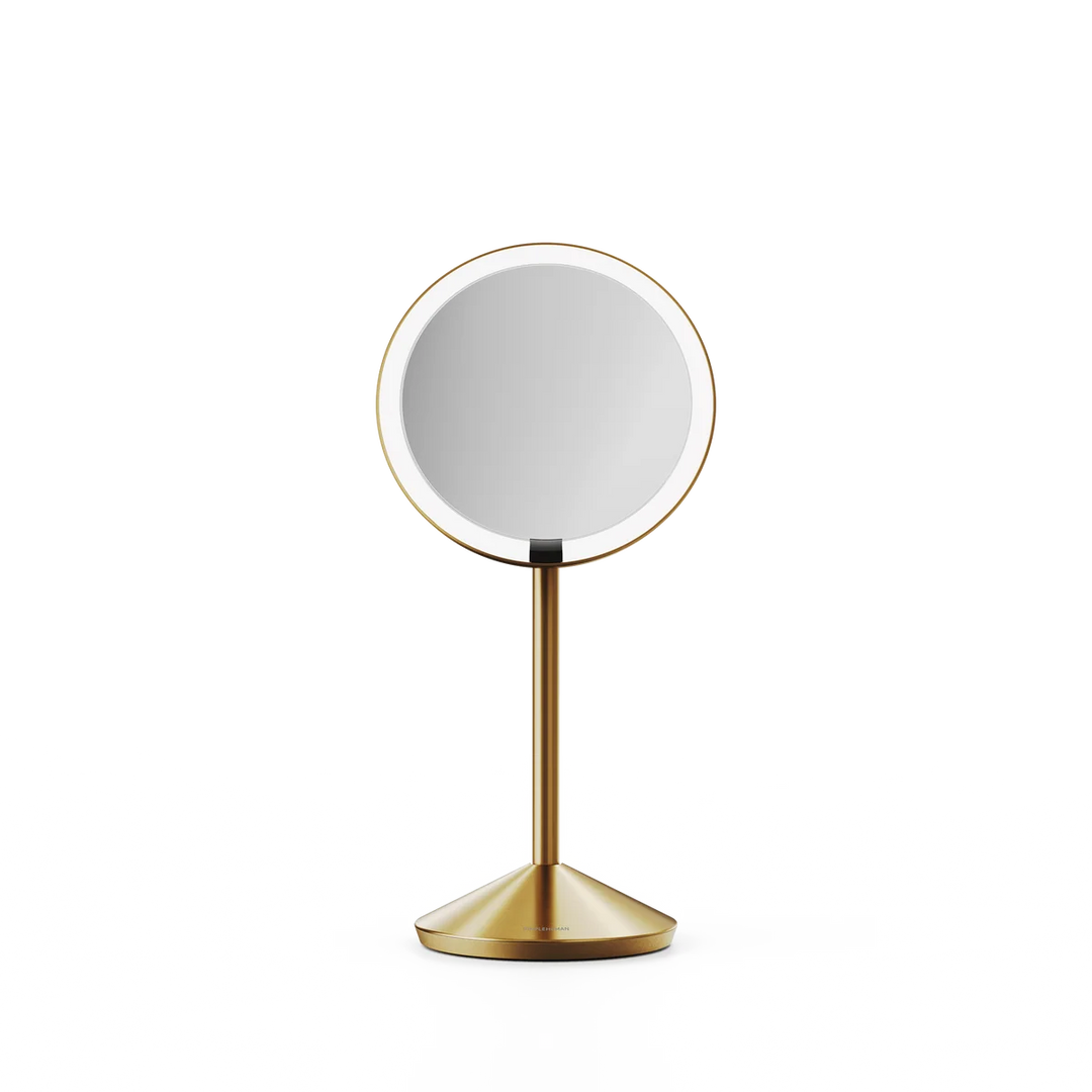 Miroir de voyage, miroir de maquillage - LED & grossissement