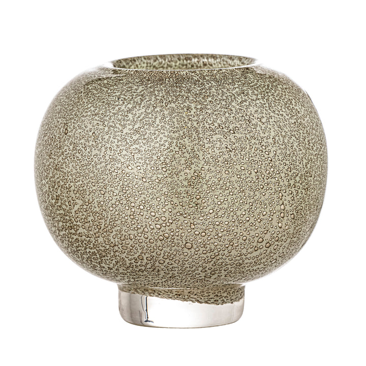 Saia Vase, Guld, Glas