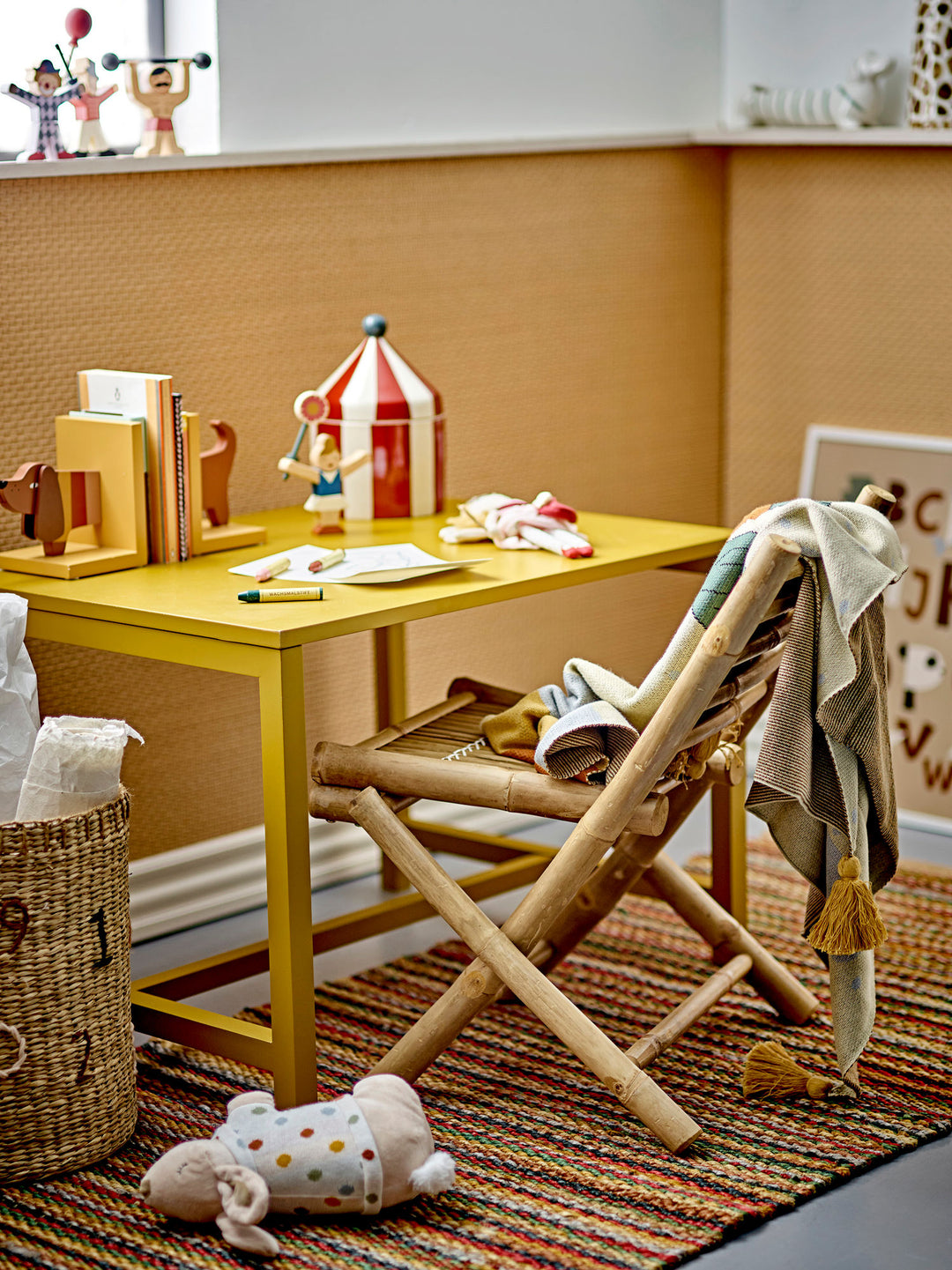 MINI Mini Sole Stol, Natur, Bambus