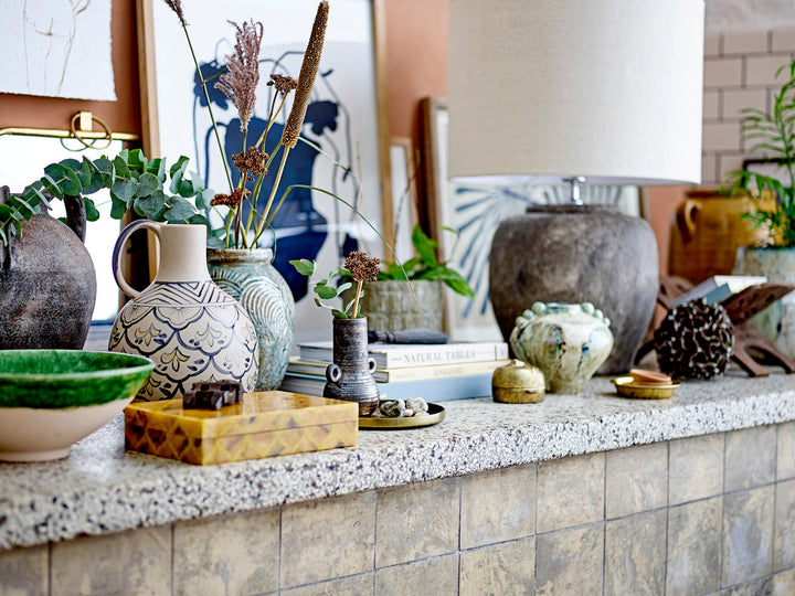 Isabelle Bordlampe, Grå, Stentøj