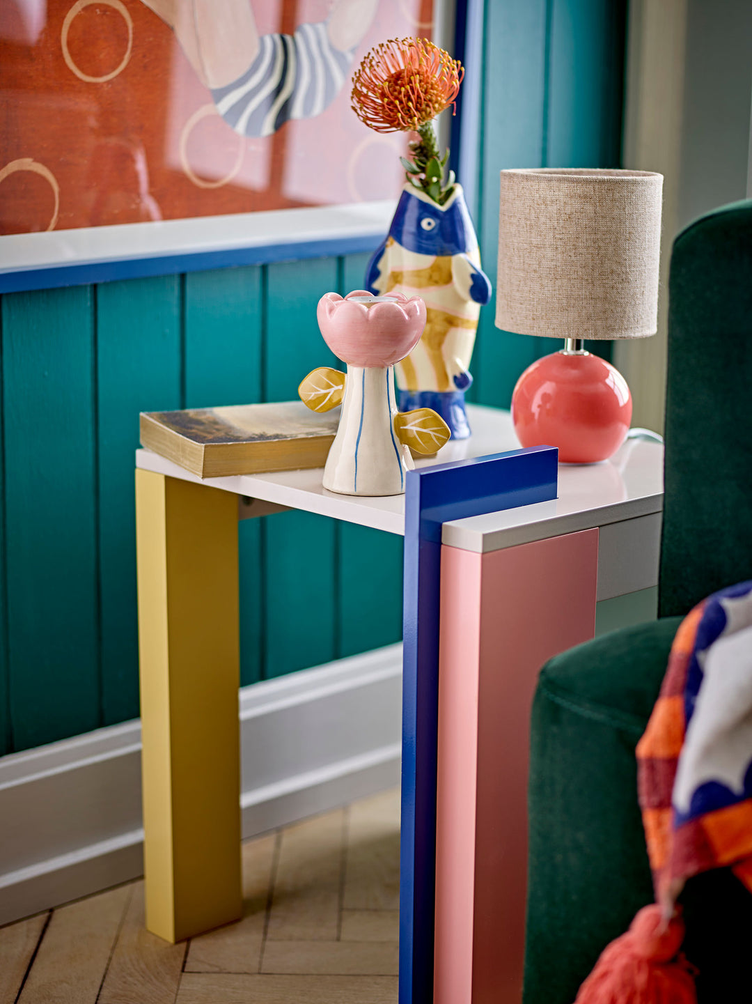 Irving Vase, Blå, Stentøj