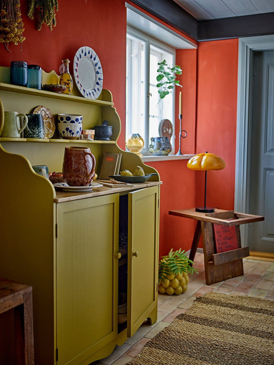 Kinoko Bordlampe, Gul, Metal