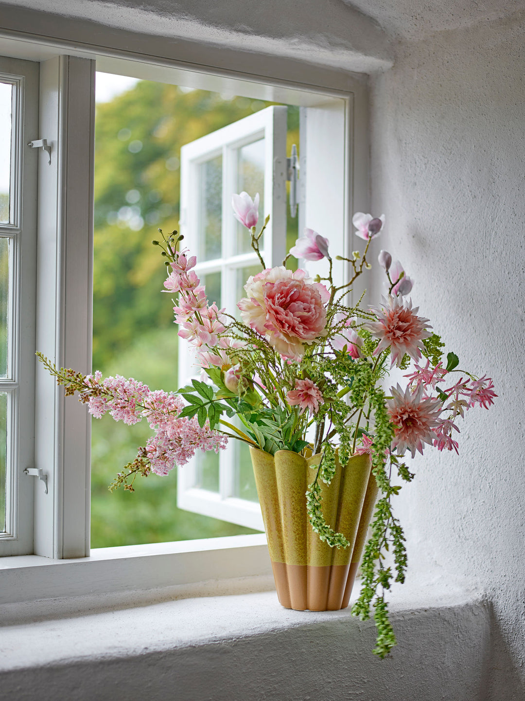 Penn Vase, Gul, Stentøj