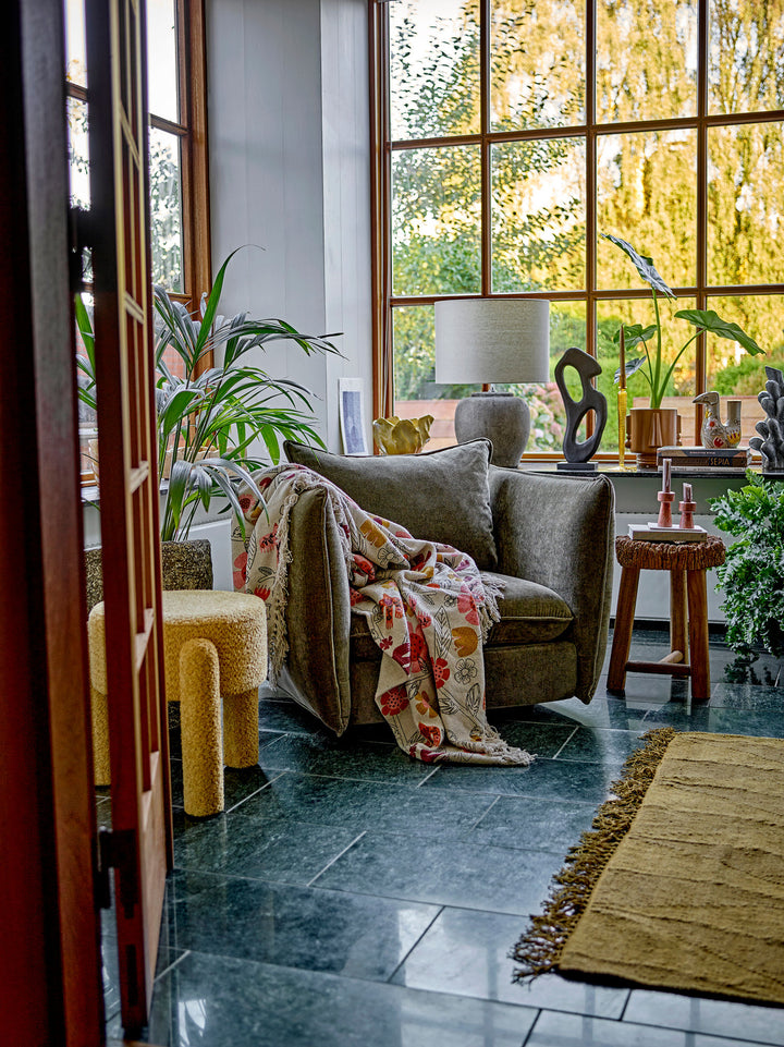 Isabelle Bordlampe, Grå, Stentøj