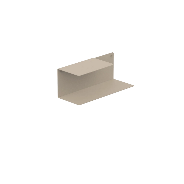 PORTO hylde i sandfarve – varm og elegant væghylde til moderne boligindretning