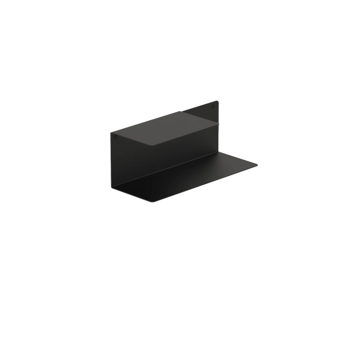 Unik PORTO hylde i pulverlakeret stål – væghængt hylde med smart notch-udskæring