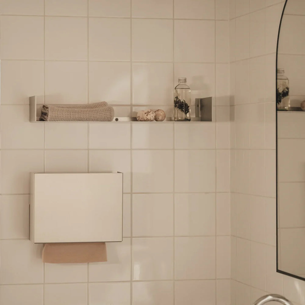 Fink papir dispenser børstet stål