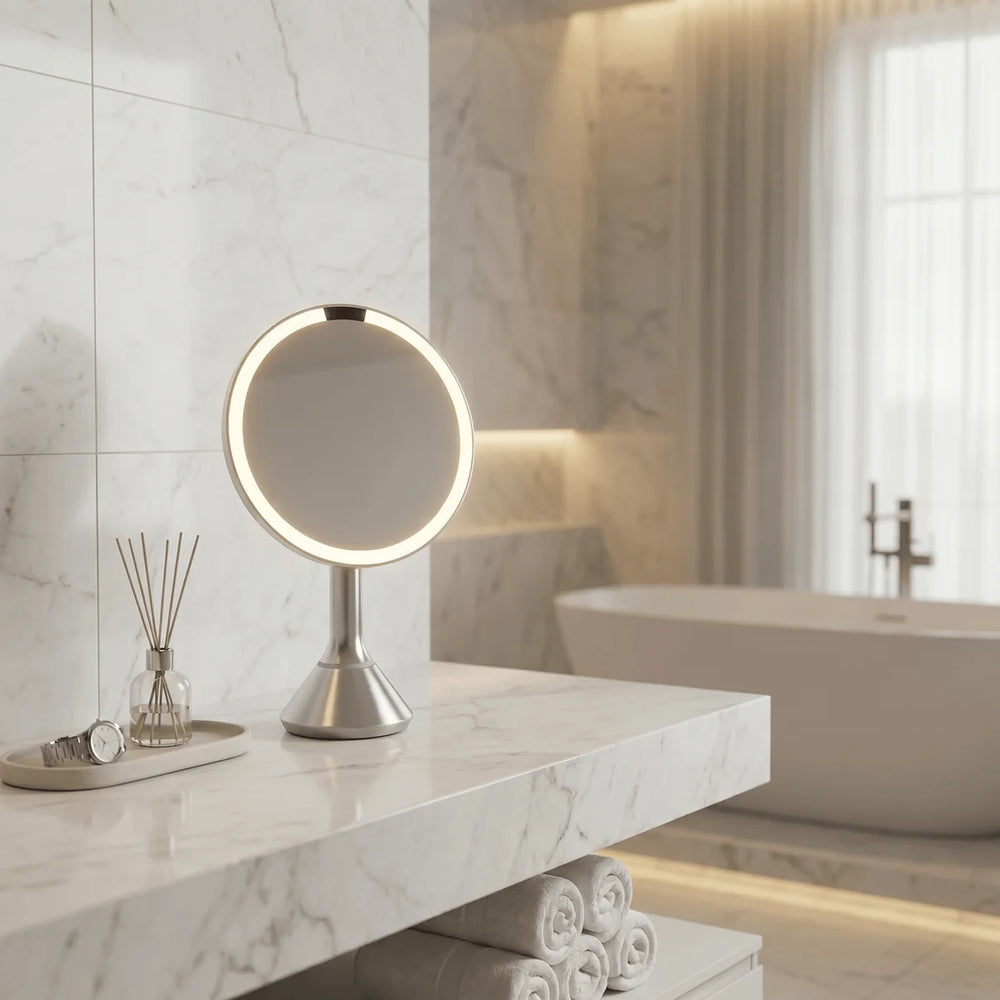 Simplehuman sensor spejl med LED lys