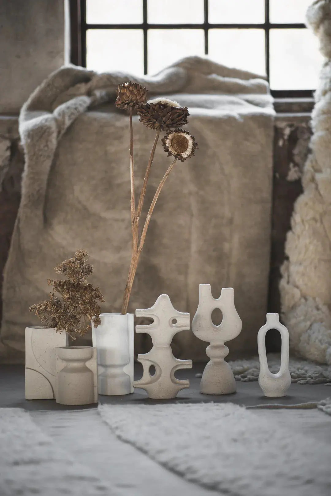 Alba S Vase - Beige