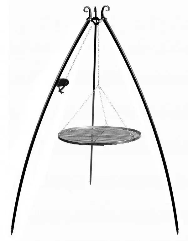 Bålstativ / Bålsæt 180 cm med grillrist + Lift