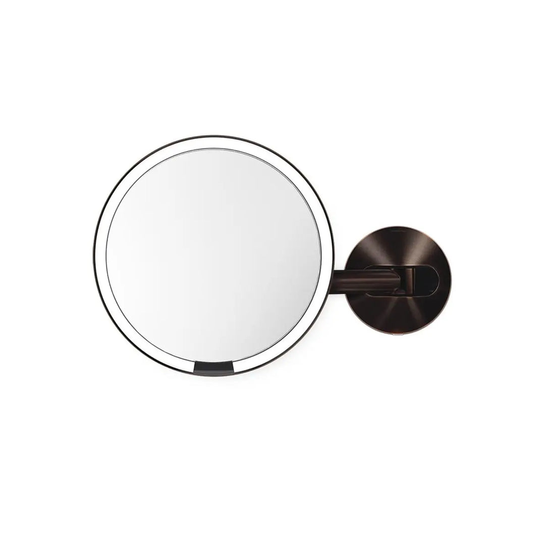 Sort makeup spejl med forstørrelse til væg