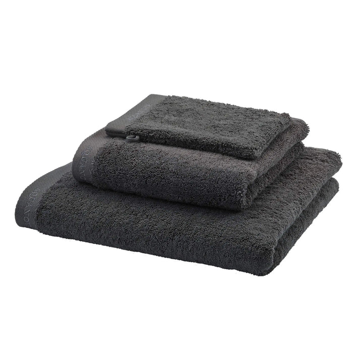 Mørkegrå badehåndklæder