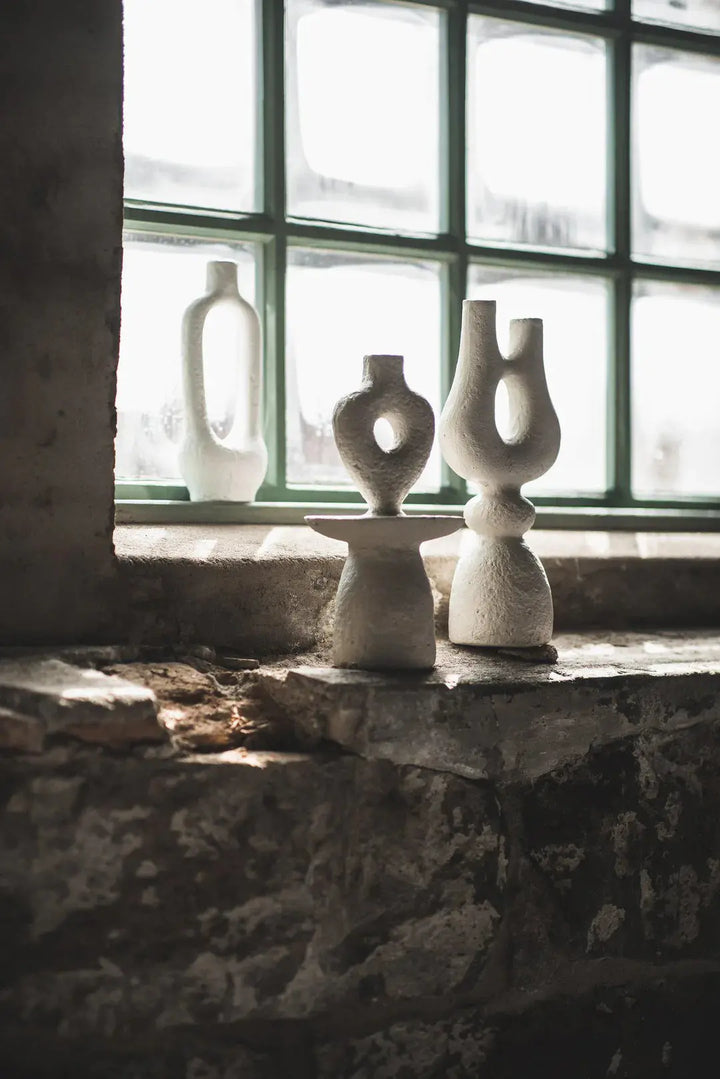 Poise Skulptur - Hvid