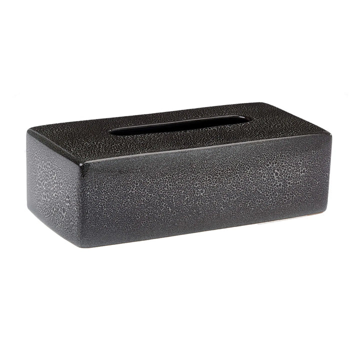 Sort kleenex holder i keramik